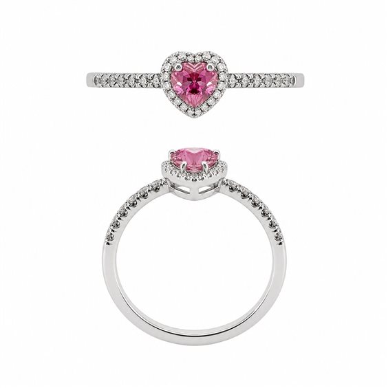 Ringe Ray Milano Dame in Weißgold Topazio 0.9 Ct 5600/ATR1 - 5600/ATR1